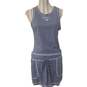Roxy Woman Gray Tank Top and Shorts 2 Piece Pajama Set Size XL